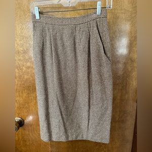 Vintage Anne Klein Silk/Wool Skirt